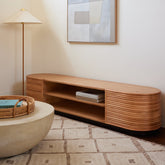 Panama Rattan Entertainment Unit - low line TV stand